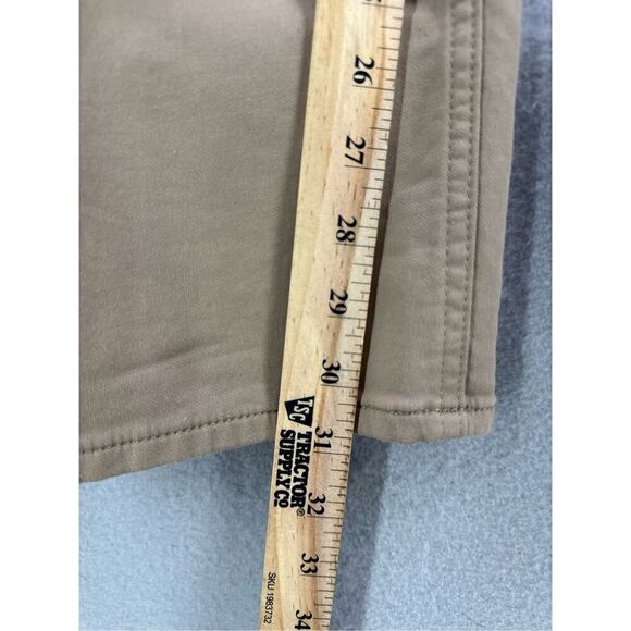 Banana Republic Mens Khaki High-Rise Slim Fit Traveller Chino Pants Size 34 x 30 - Picture 8 of 11